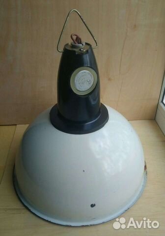 Светильник СССР промышленный Loft