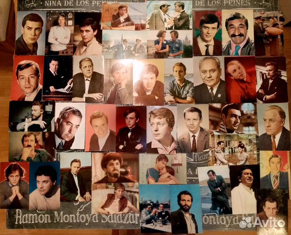 Открытки Актеры Кино и театра, спорт, космос