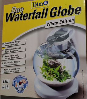 Tetra Duo WaterFall Globe Аквариум 6,8 л, белый