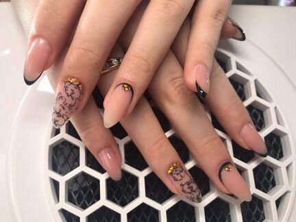 Покрытие гель лаком с укреплением ногтевой пластин