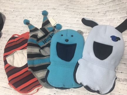 Шапка шлем детский новый зимний