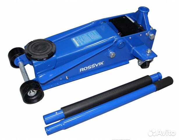 Домкрат подкатной г/п 3т двухплунжерный