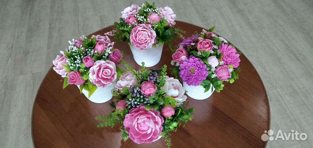 Букет из мыла