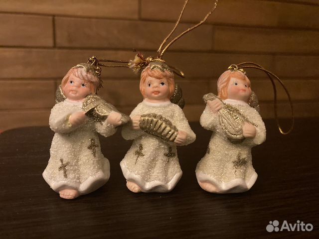 Ёлочные игрушки ангелочки