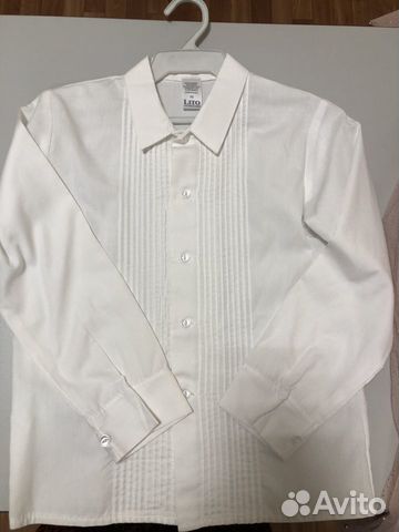 Рубашка белая для школы 140-146 см