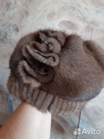 Шапка норковая женская