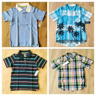Новые поло и рубашка gymboree и oldnavy на 5 лет