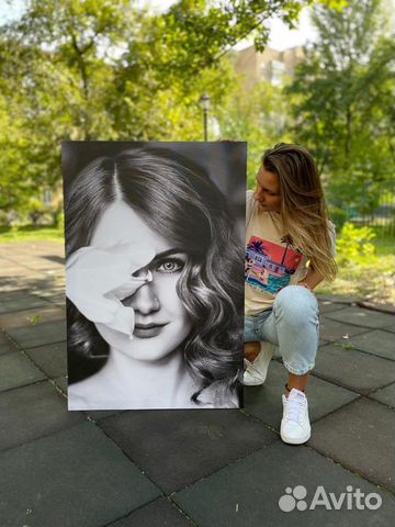 Портрет по фото / печать на холсте