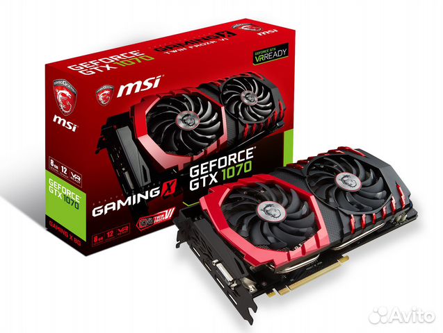 3 видеокарты MSI GTX 1070 GamingX 8Gb/RadeonHD6450