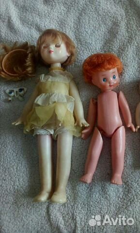 Кукла СССР, загорский малыш, рыженькая