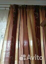 Продаю красивую бордово-жёлтую тюль