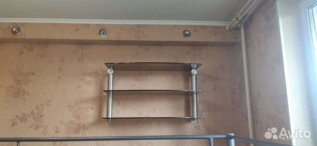 Полка стеклянная 3х ярусная