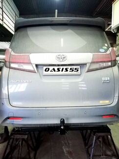 Заводские фаркопы на Toyota Alphard Vellfire