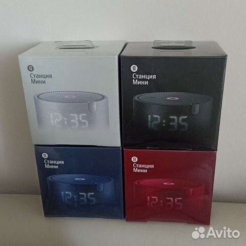 Яндекс станция Алиса мини 2 (с часами) новая/запеч