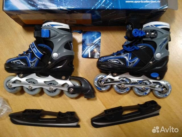 Ролики, ледовые коньки детские размер 31 - 34