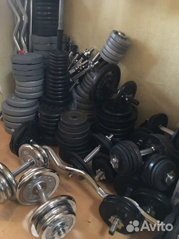 Блины гантели разборные