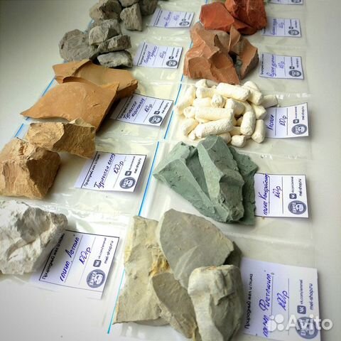 Набор пробников глины