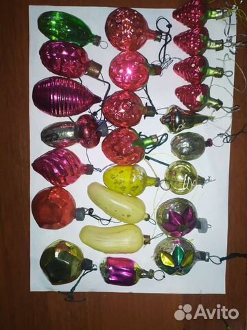 Елочные игрушки СССР