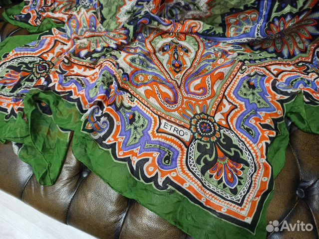 Платок шаль etro оригинал италия шелк
