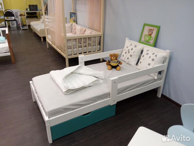 Детская кровать Софа-2 с бортиками