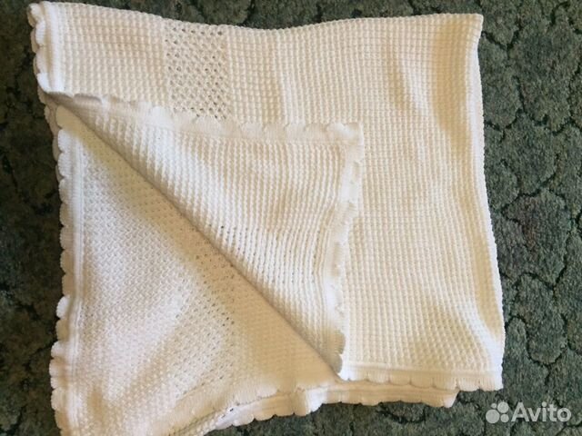 Вязаный плед для деток