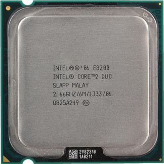 Процессор 775 Intel Core2Duo E8200 2.66 Ghz