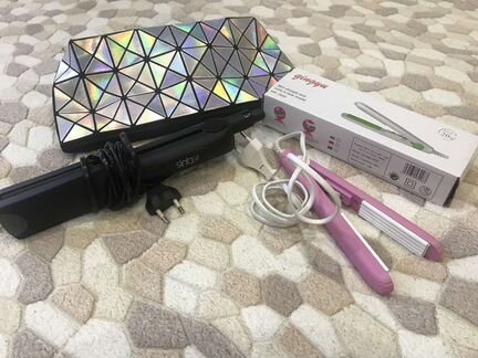 Выпрямитель для волос+гофре новое