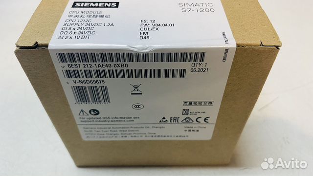 Siemens 6ES7212-1AE40-0XB0