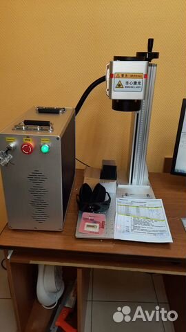 Лазерный оптоволоконный гравер маркер Raycus 30wat