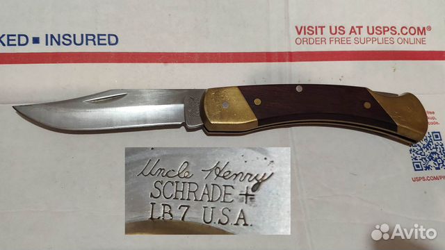Нож Schrade Ungle Henry LB07.(made in USA)