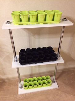 Полка для рассады, цветов на подоконник