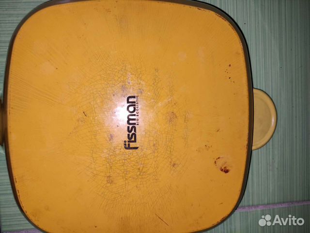 Сковорода гриль чугунная