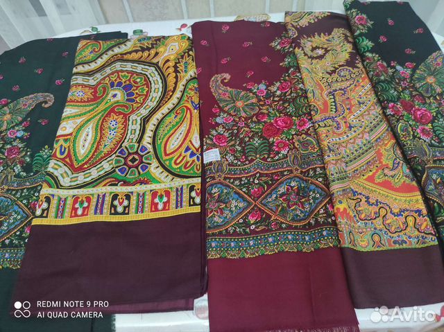 Платки шерстяные, Гульменди шелк