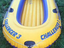Лодка надувная Challenger 3 с веслами 3-х местная