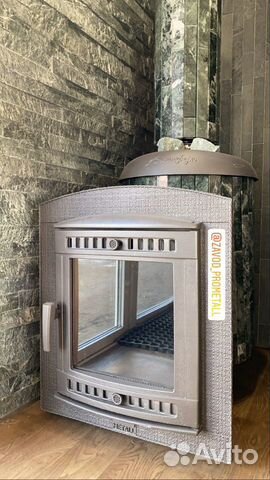 Печь для бани и сауны Атмосфера чугунная дровяная