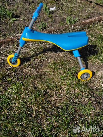 Беговел/самокат трехколесный 