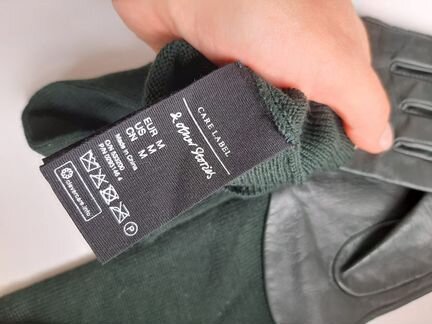 Перчатки The other stories кожа, шерсть