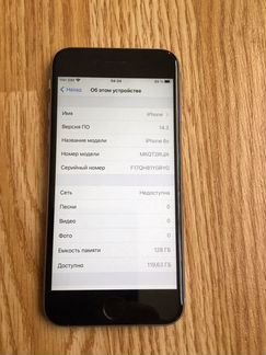 iPhone 6s Space Gray 128гб