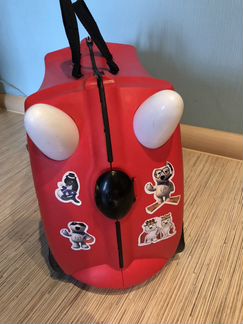 Чемодан Trunki Bus + плед и подушка