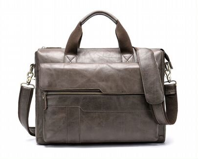 Мужская сумка портфель из натуральной новая LB115