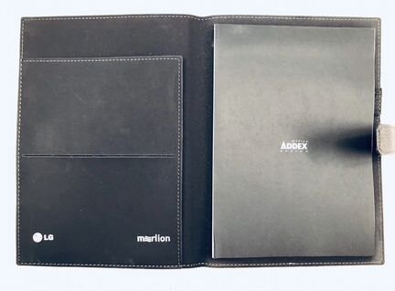 Блокнот в чехле из искусственной кожи