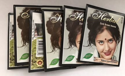 Натуральная Хна для волос фирмы Herbul. Индия