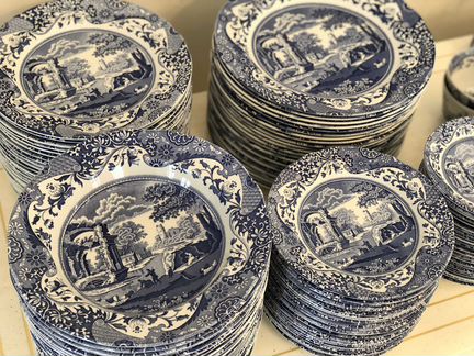 Столовая посуда коллекции Blue Italian. Spode. Eng