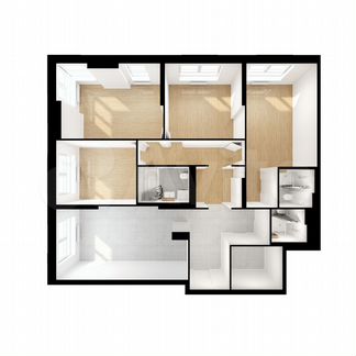 4-к квартира, 123 м², 12/24 эт.