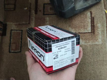 Новые колодки передние ваз 2107
