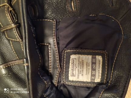 Жилетка мужская кожаная