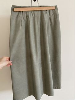 Юбка из экокожи