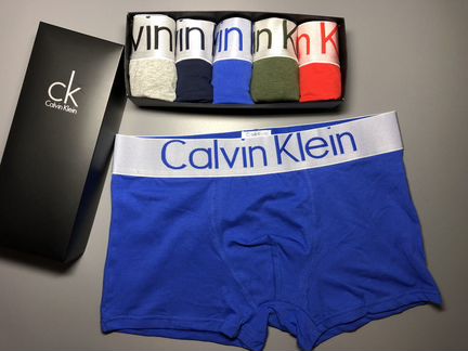 Трусы мужские Calvin синие L