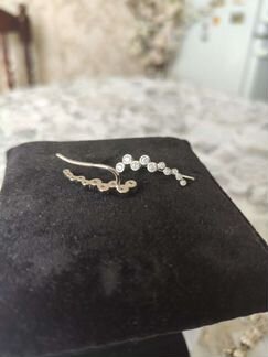 Серьги с фианитами 925 проба Sunlight