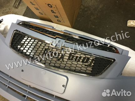Решетки в бампер Шевроле Спарк с 2010 и далее